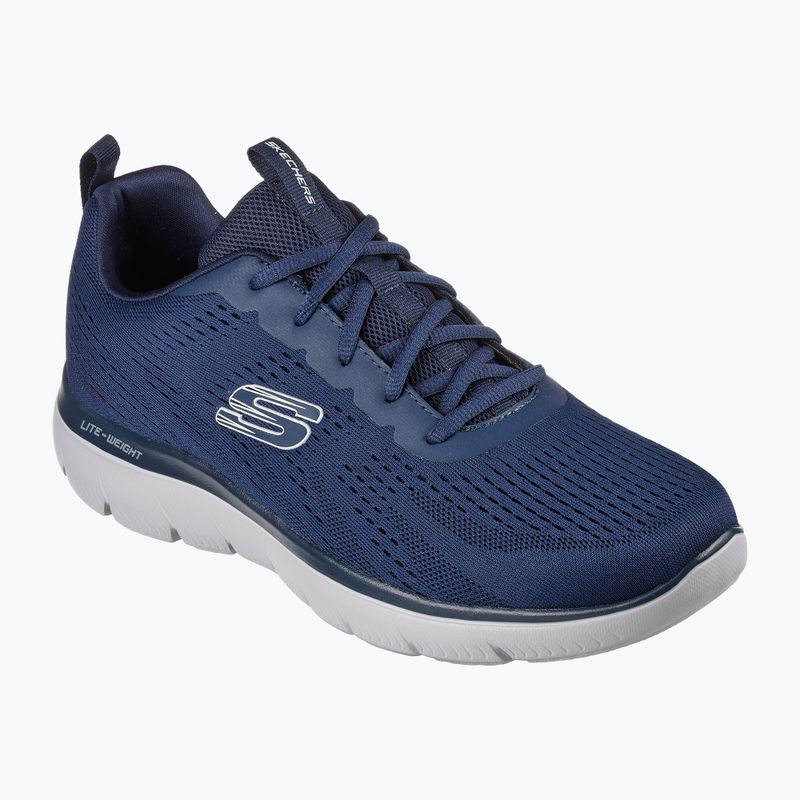 SKECHERS Summits Torre navy/gray vyriški treniruočių bateliai 7