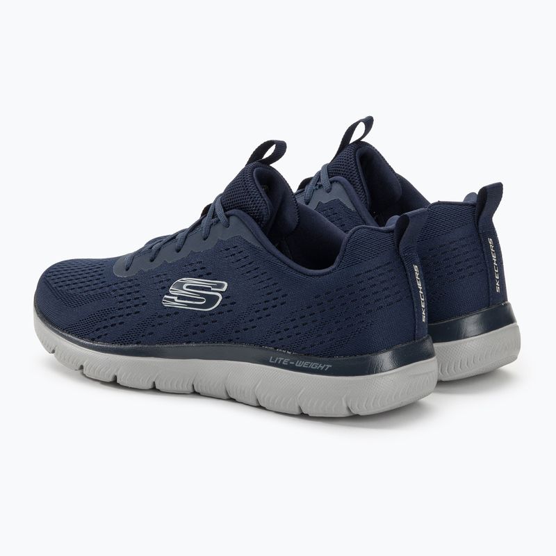 SKECHERS Summits Torre navy/gray vyriški treniruočių bateliai 3