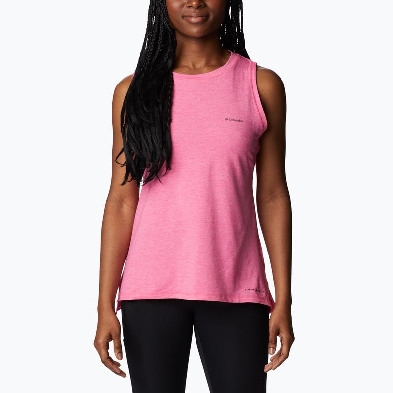 Columbia moteriški trekingo marškinėliai Sun Trek Tank pink 1931732656