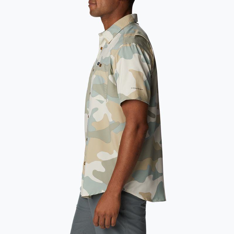 Vyriški Columbia Utilizer Printed Woven Niagara Mod Camo sportiniai marškinėliai 1990825 3