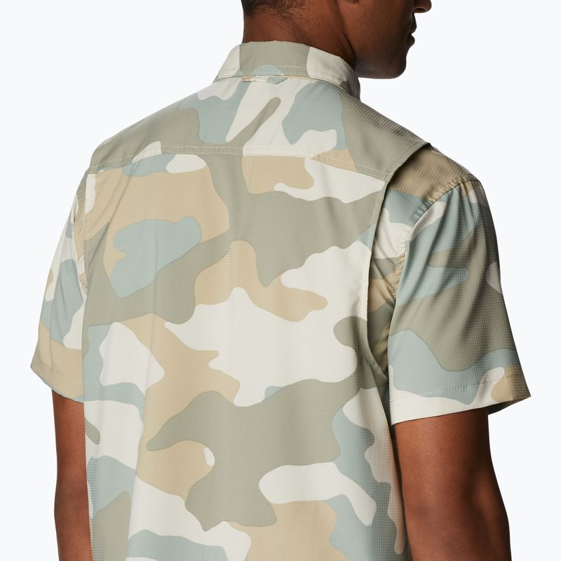 Vyriški Columbia Utilizer Printed Woven Niagara Mod Camo sportiniai marškinėliai 1990825 5