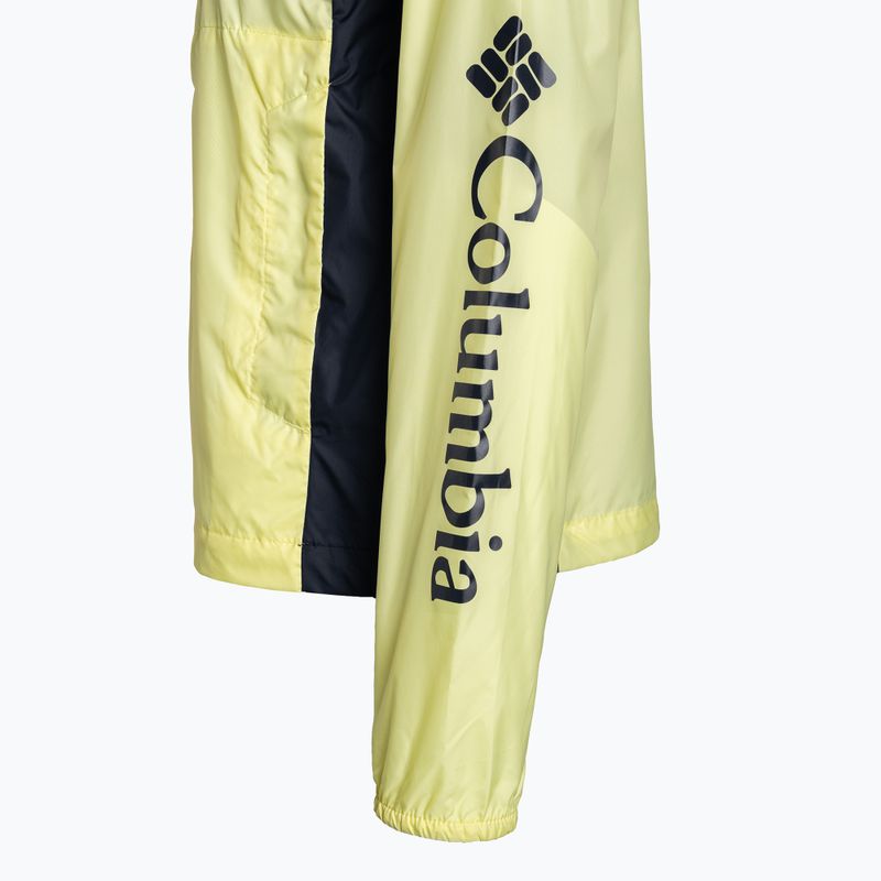 Columbia Flash Challenger Novelty yellow moteriška vėjo striukė 1989503713 4
