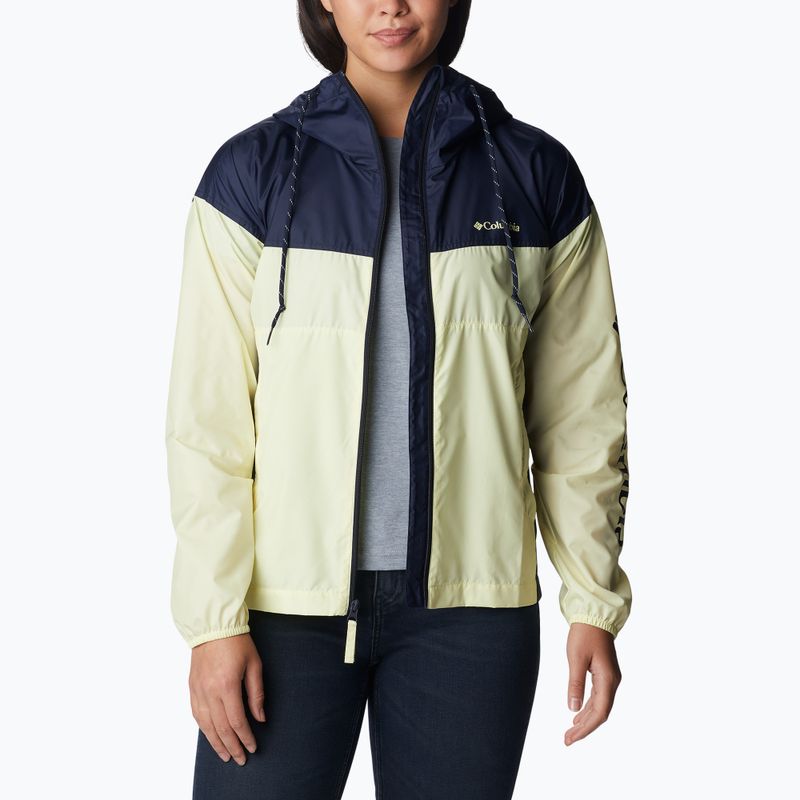 Columbia Flash Challenger Novelty yellow moteriška vėjo striukė 1989503713 5
