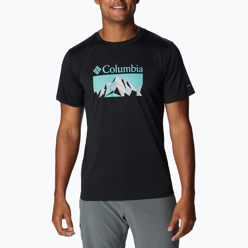 Columbia Zero Rules Grph vyriški trekingo marškinėliai black 1533291019