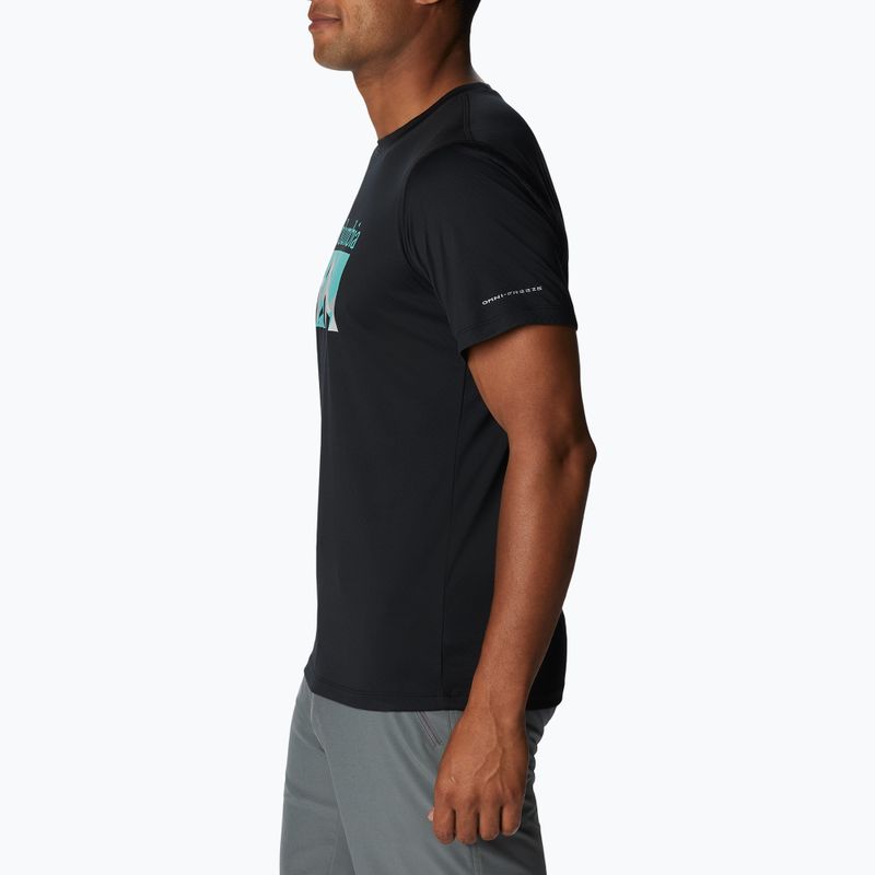 Columbia Zero Rules Grph vyriški trekingo marškinėliai black 1533291019 3