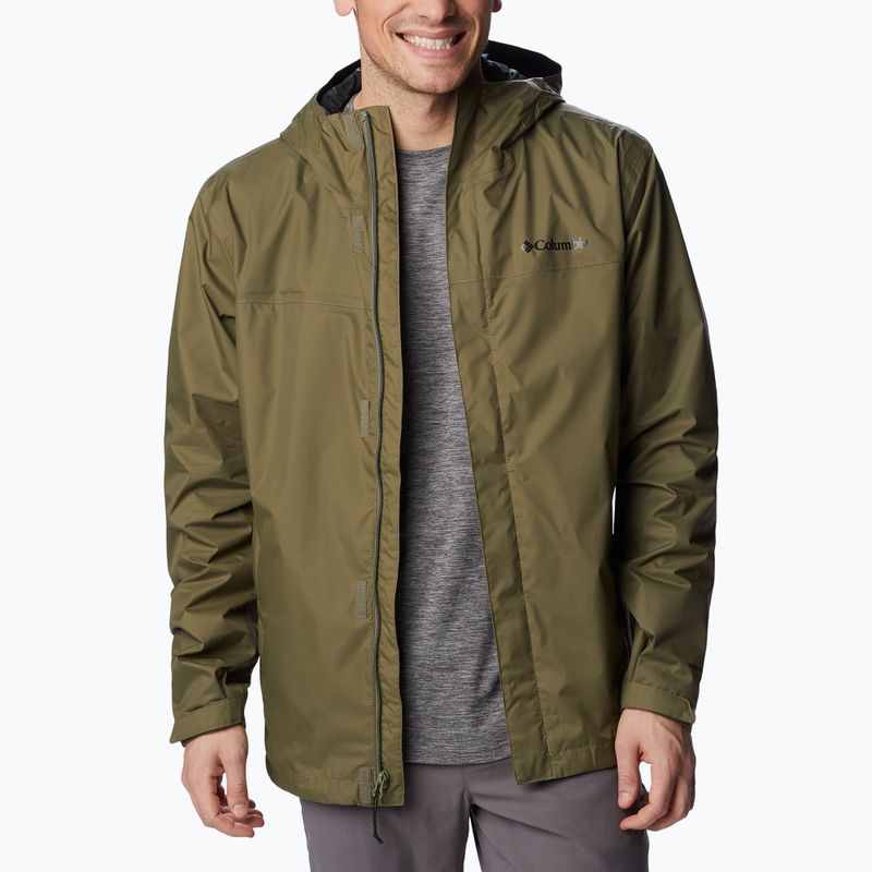 Vyriška striukė nuo lietaus Columbia Watertight II stone green 2