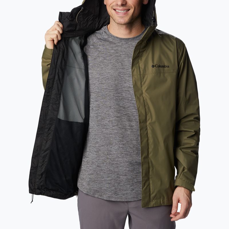 Vyriška striukė nuo lietaus Columbia Watertight II stone green 6