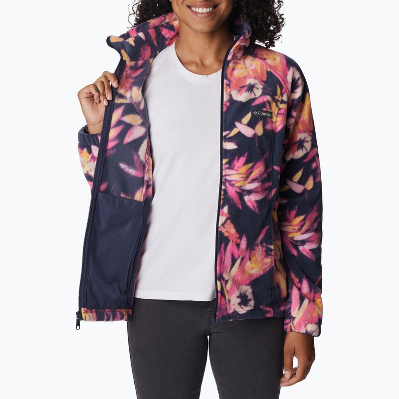 Columbia moteriškas vilnonis džemperis Benton Springs Printed Fleece pink and navy 2021771 4