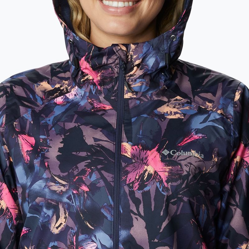 Columbia Inner Limits II moteriška striukė nuo lietaus tamsiai mėlyna 1895802470 6