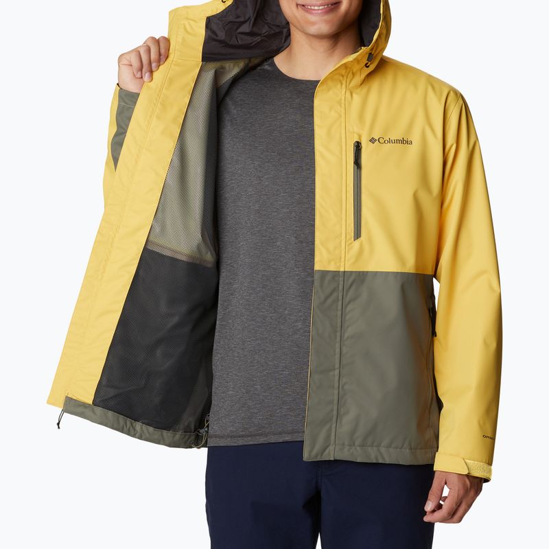 Columbia vyriška striukė nuo lietaus Hikebound yellow-green 1988621 4