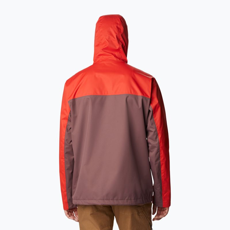 Columbia vyriška striukė nuo lietaus Hikebound raudona 1988621839 6
