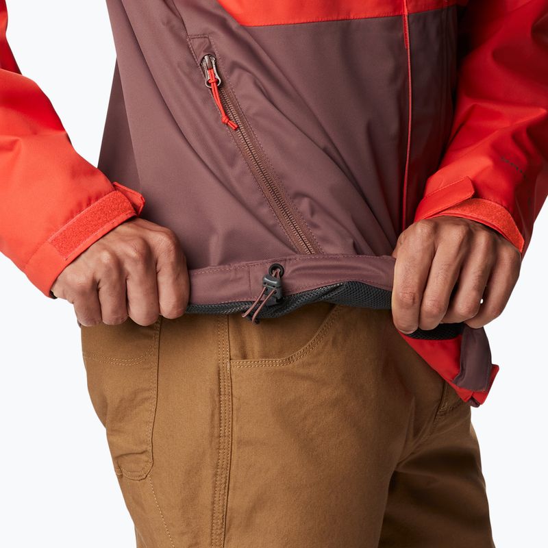 Columbia vyriška striukė nuo lietaus Hikebound raudona 1988621839 10