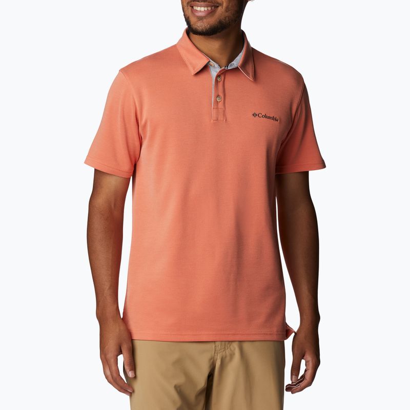 Columbia Nelson Point vyriški polo marškinėliai orange 1772721849