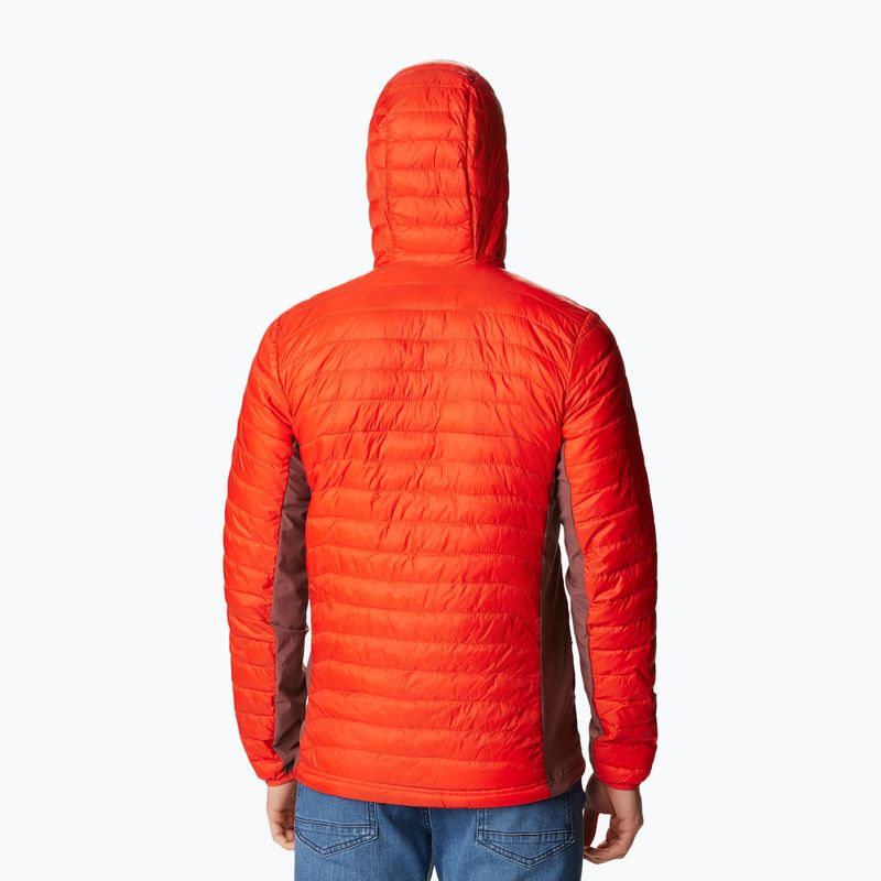 Columbia Powder Pass Vyriška hibridinė striukė su gobtuvu raudona 1773271839 2