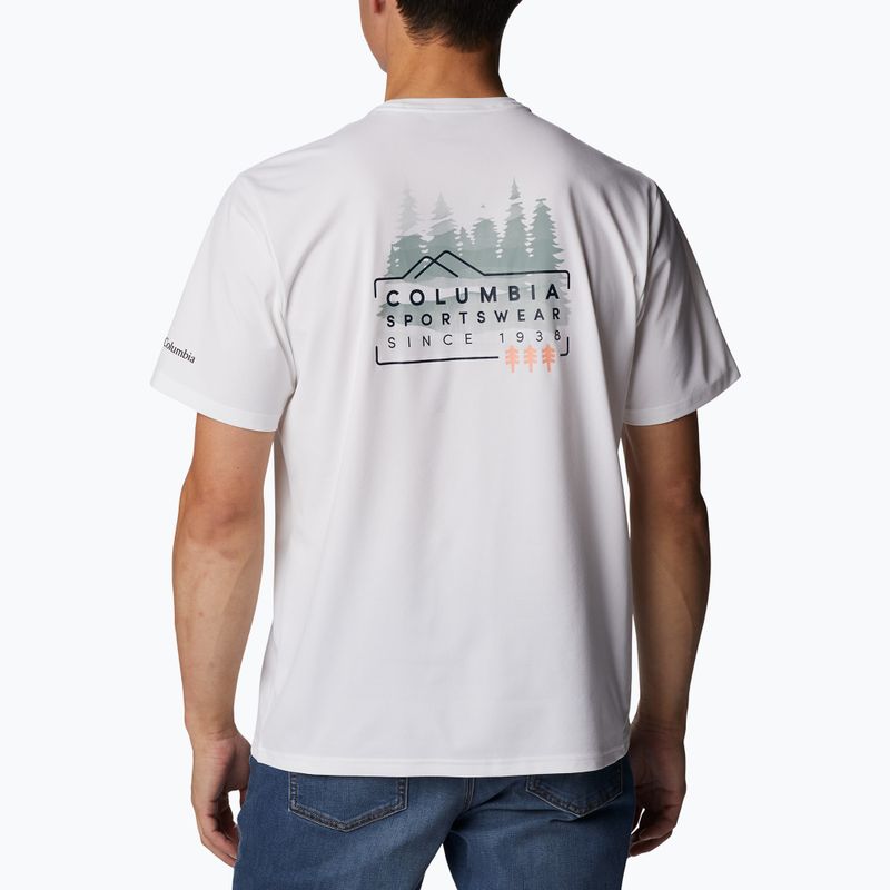 Columbia Legend Trail vyriški trekingo marškinėliai balti 2036533 2