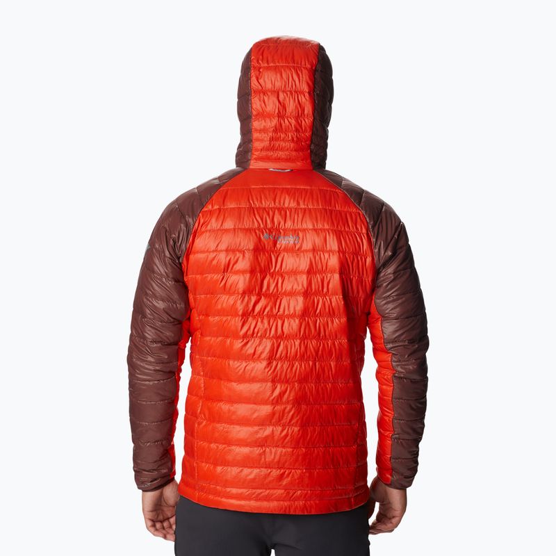 Vyriška pūkinė striukė su gobtuvu Columbia Platinum Peak Red 2008611839 2