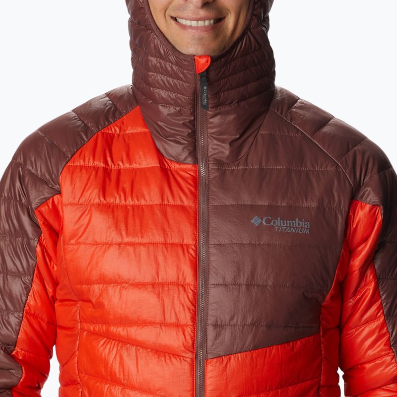 Vyriška pūkinė striukė su gobtuvu Columbia Platinum Peak Red 2008611839 6