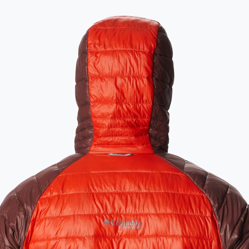 Vyriška pūkinė striukė su gobtuvu Columbia Platinum Peak Red 2008611839 7