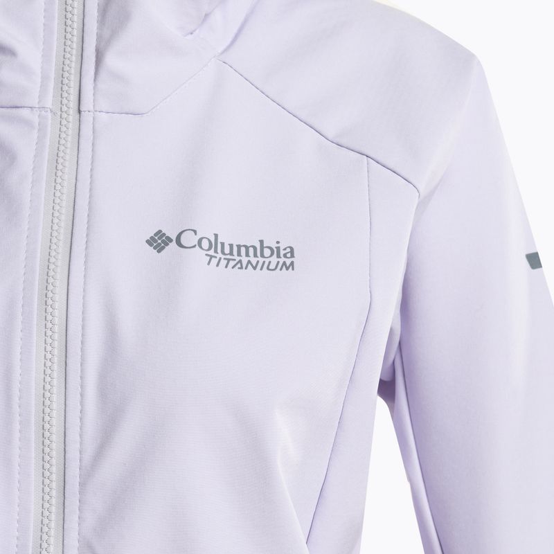 Columbia Platinum Peak moteriška softshell striukė violetinė 2035021568 10