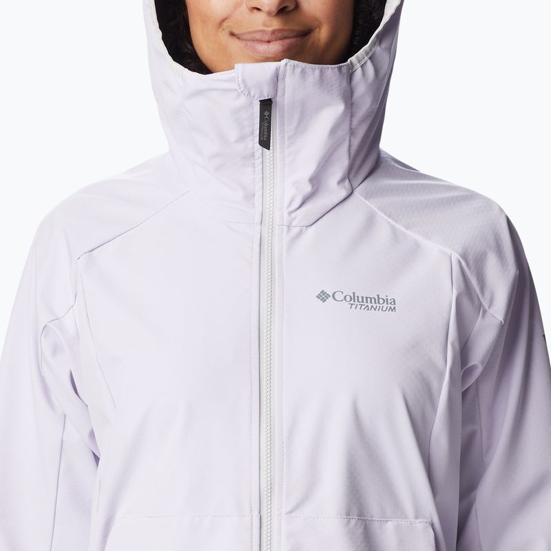 Columbia Platinum Peak moteriška softshell striukė violetinė 2035021568 6