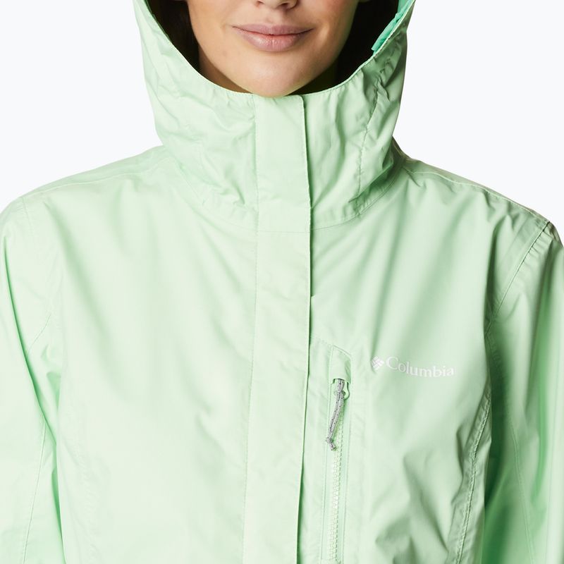 Columbia Pouring Adventure II moteriška lietaus striukė žalia 1760071372 4