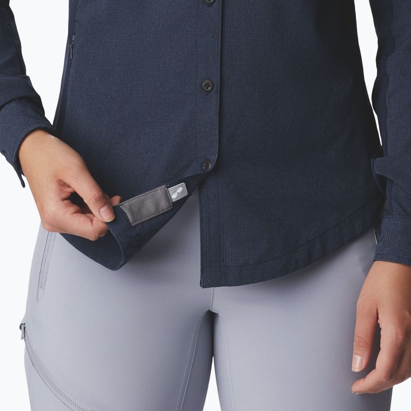 Columbia moteriški marškinėliai Titan Pass Irico tamsiai mėlyni 1991941472 6