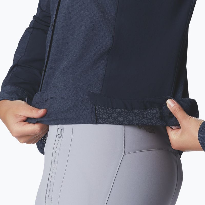 Columbia moteriški marškinėliai Titan Pass Irico tamsiai mėlyni 1991941472 8