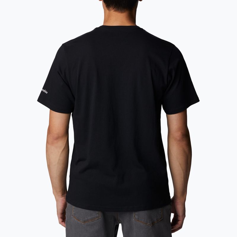 Columbia Rockaway River Graphic vyriški trekingo marškinėliai black 2036401 2