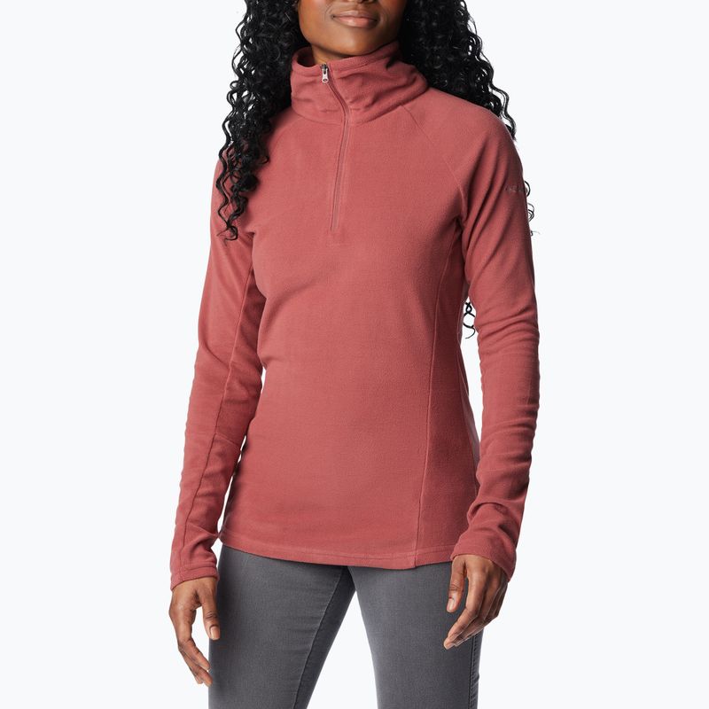 Moteriškas žygio džemperis Columbia Glacial IV 1/2 Zip beetroot 4