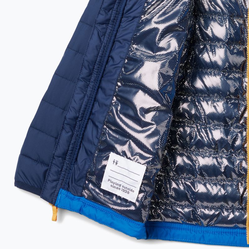 Columbia Powder Lite Hooded šviesiai indigo/collegiate navy pūkinė striukė vaikams 7