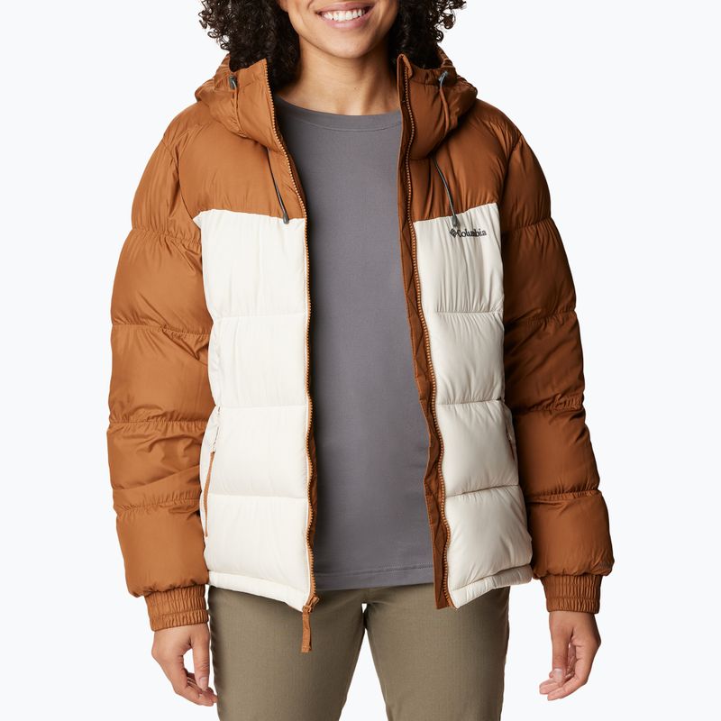 Columbia Pike Lake Insulated II moteriška pūkinė striukė camel brown/chalk 4