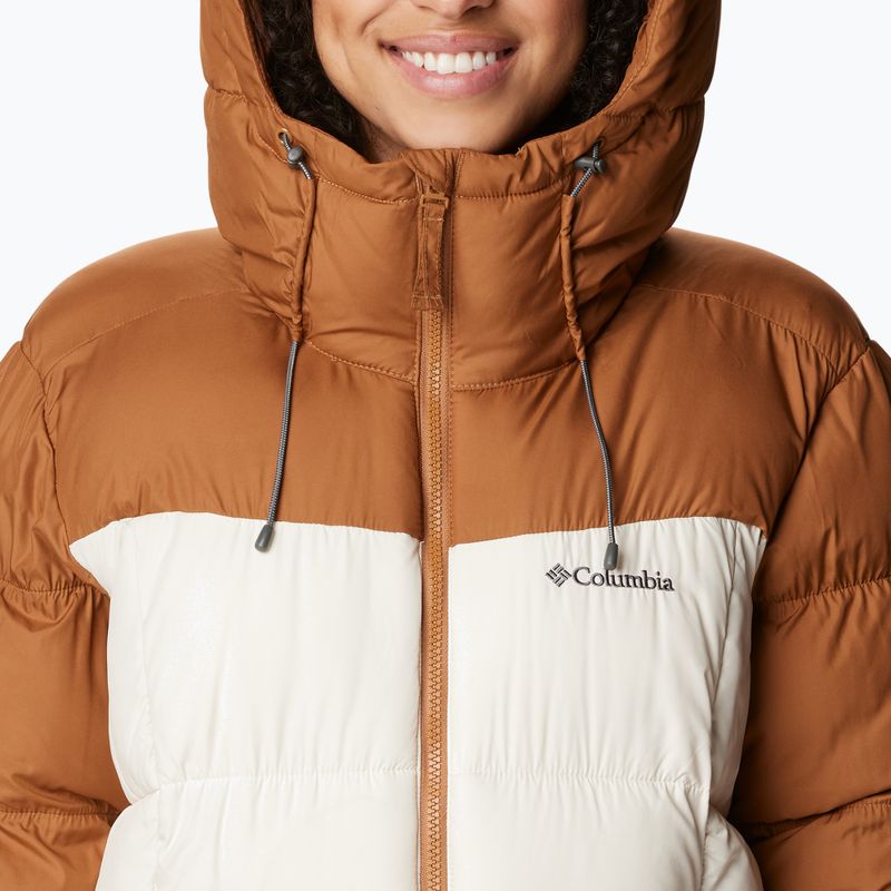 Columbia Pike Lake Insulated II moteriška pūkinė striukė camel brown/chalk 6