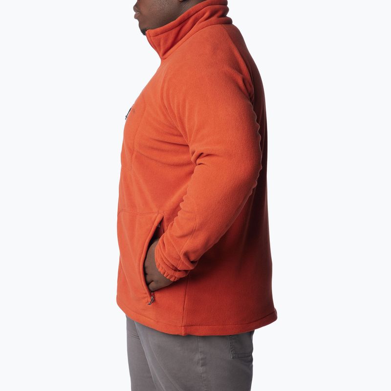 Vyriškas žygio džemperis Columbia Fast Trek II wrap red 3