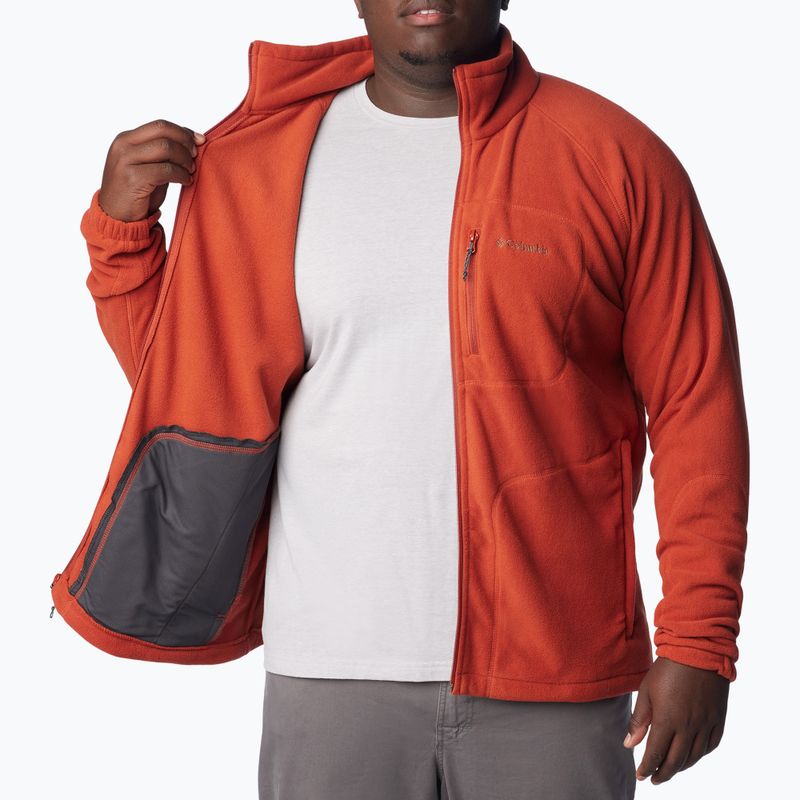 Vyriškas žygio džemperis Columbia Fast Trek II wrap red 5