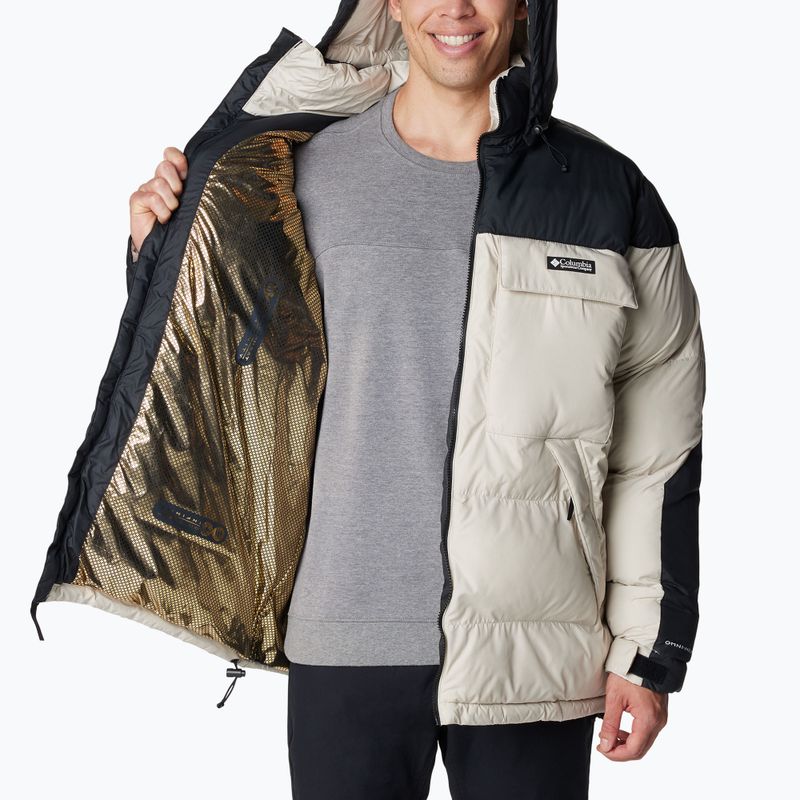 Columbia Ballistic Ridge Oversized vyriška pūkinė striukė dark stone/black 5