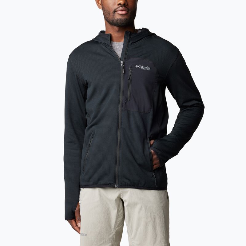 Vyriškas fliso džemperis Columbia Triple Canyon Grid black/black