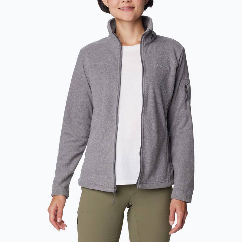 Moteriškas flisinis džemperis Columbia Fast Trek II city grey heather/city grey 6
