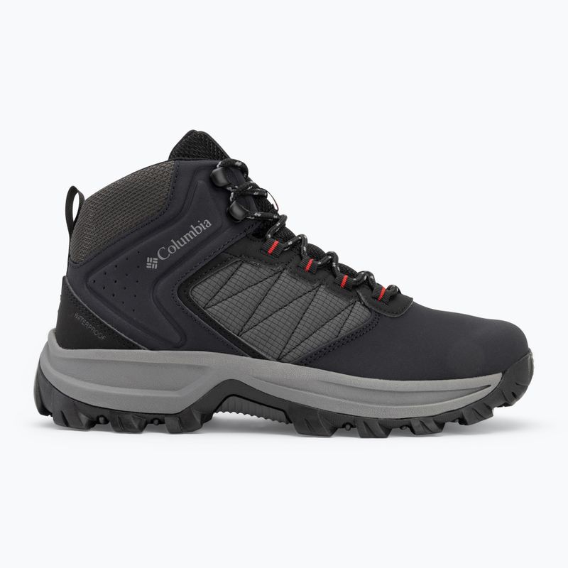 Vyriški turistiniai batai Columbia Transverse Hike Waterproof black/mountain red 2