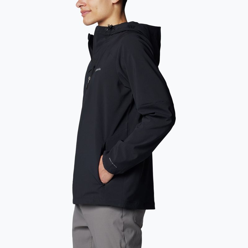 Vyriškas žygio džemperis Columbia Tech Softshell Hoodie black 3