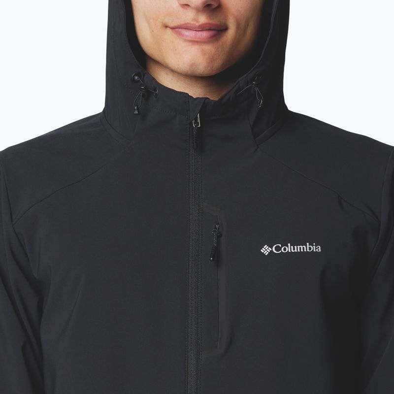 Vyriškas žygio džemperis Columbia Tech Softshell Hoodie black 6