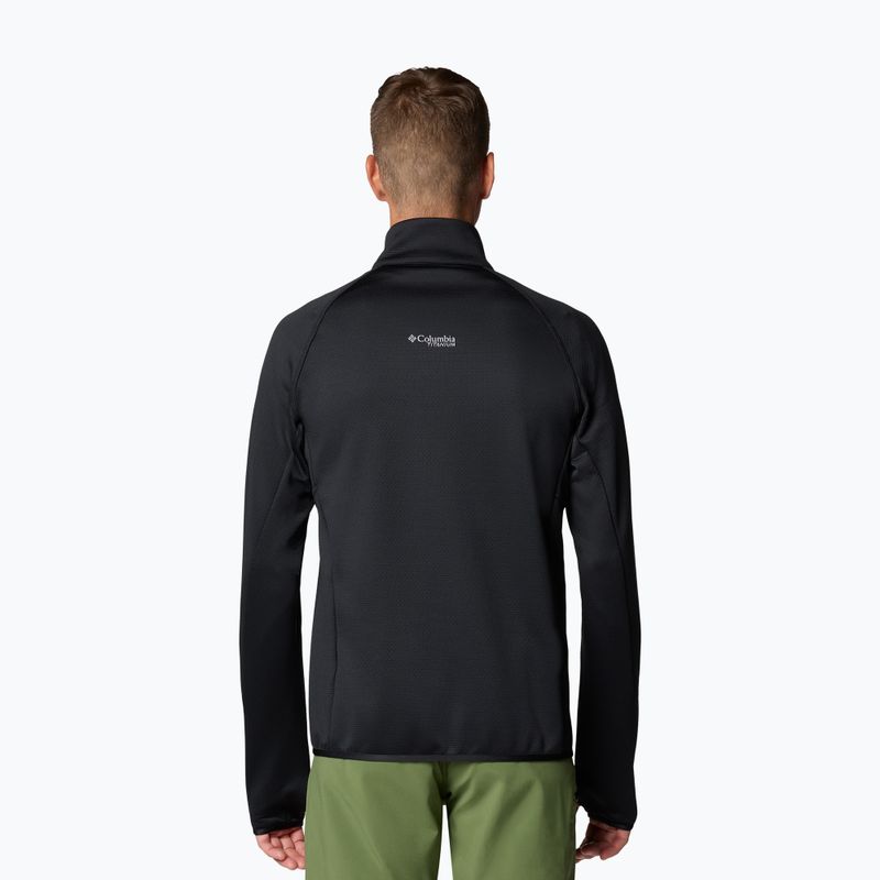 Vyriškas žygio džemperis Columbia Triple Canyon Grid Fleece Full Zip II black 3