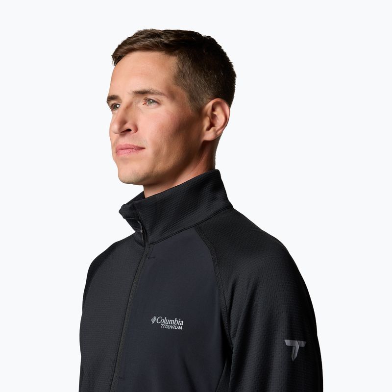 Vyriškas žygio džemperis Columbia Triple Canyon Grid Fleece Full Zip II black 6