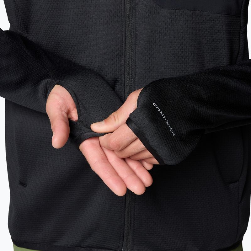 Vyriškas žygio džemperis Columbia Triple Canyon Grid Fleece Full Zip II black 8