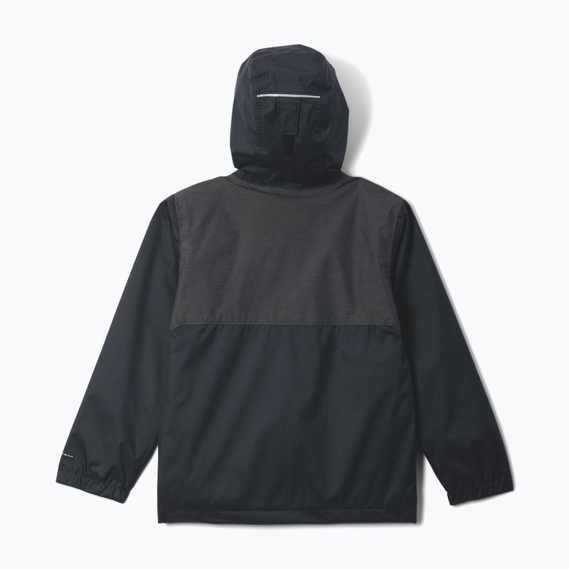 Vaikiška striukė nuo lietaus Columbia Rainy Trails II Fleece mountain black/black slub 2