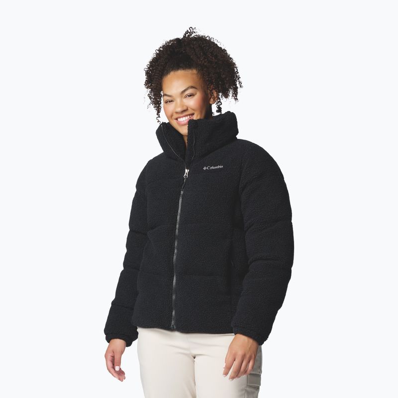 Moteriška pašiltinta striukė Columbia Puffect Sherpa black 4