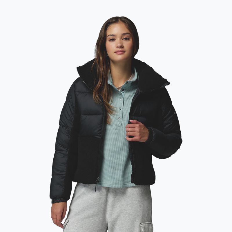Moteriška hibridinė striukė Columbia Leadbetter Point II Sherpa Hybrid black 5