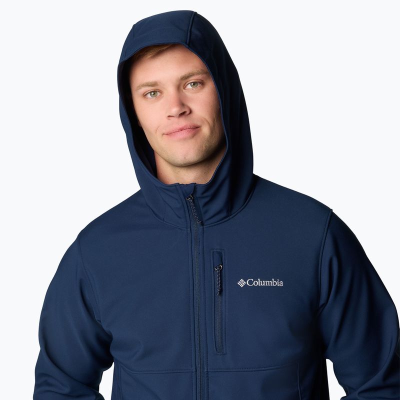 Vyriška softshell striukė Columbia Ascender II Hooded collegiate navy 5