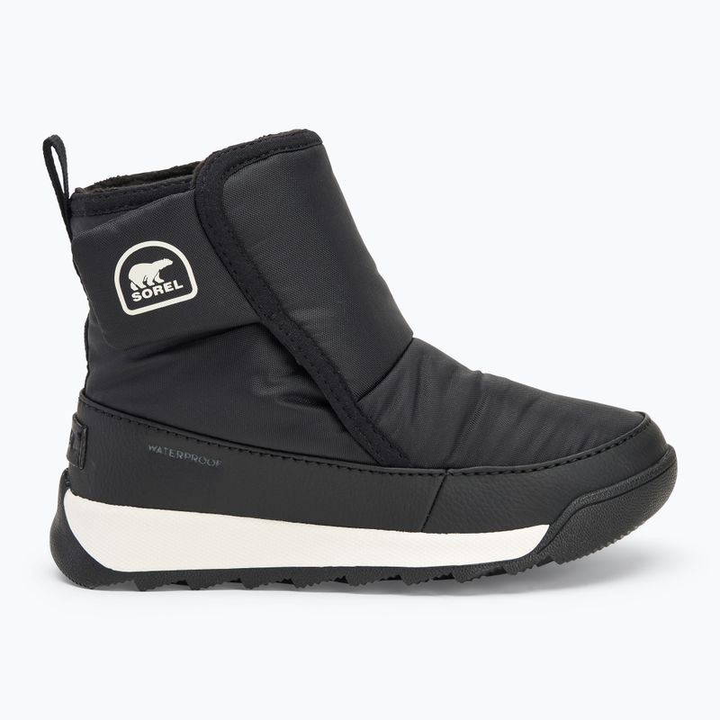 Vaikiški sniego batai Sorel Childrens Whitney II Plus Bootie WP black/sea salt 2