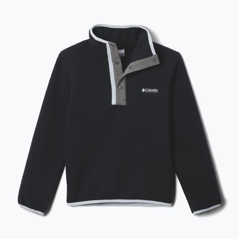 Vaikiškas flisinis džemperis Columbia Halvetia II Half Snap Fleece black/city grey