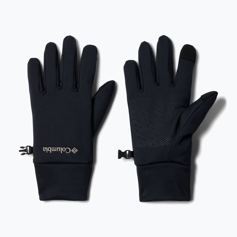 Vyriškos žygio pirštinės Columbia Point Park Fleece black